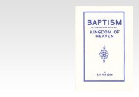 Baptism in Connection with Kingdom of Heaven