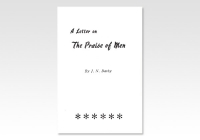 Letter on the Praise of Men, A