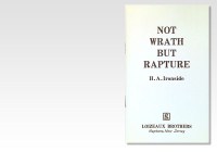 Not Wrath but Rapture